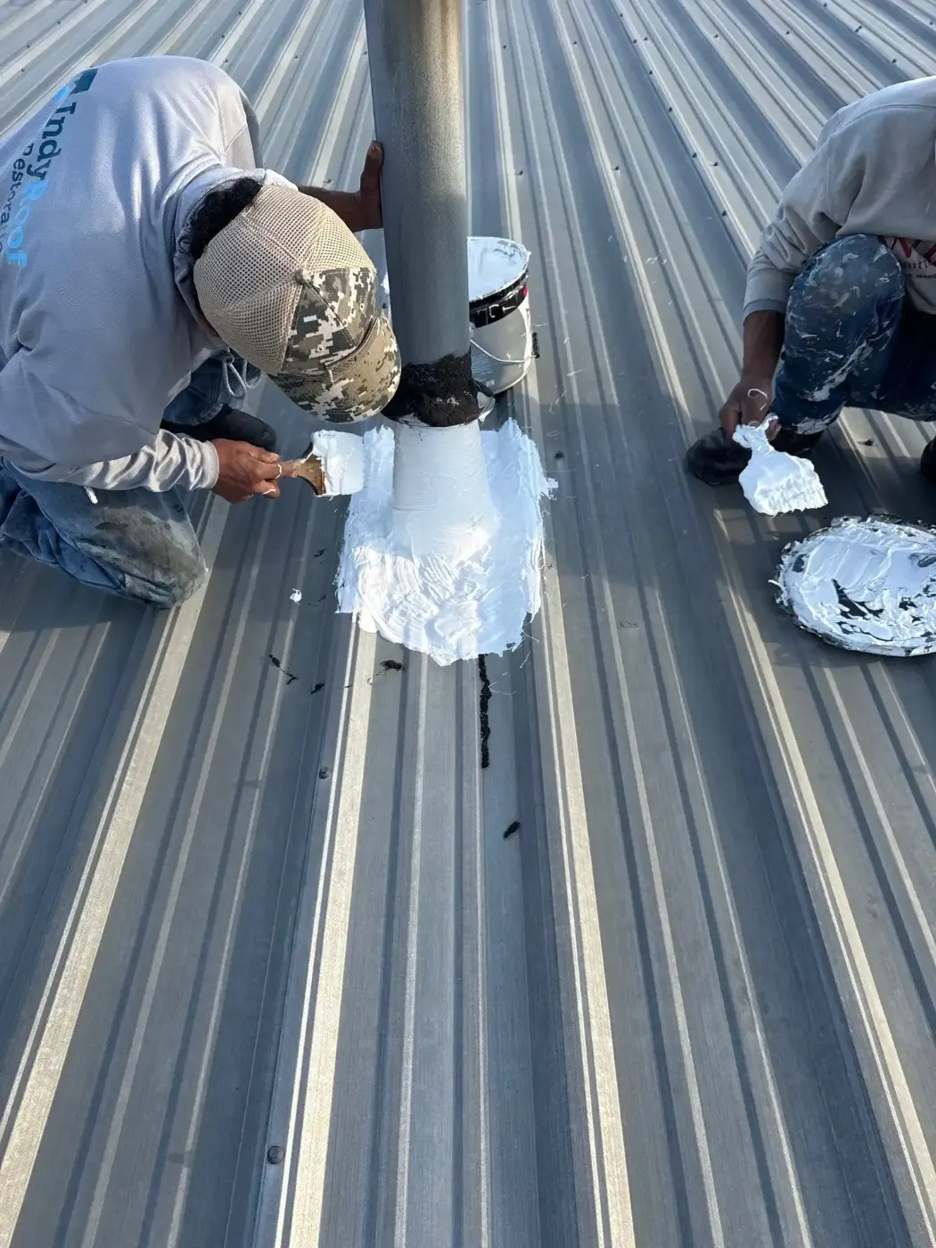 Flashing and seam work in Edgewood